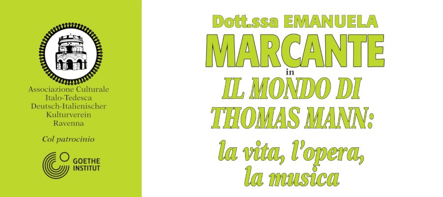 Conferenza di Marcante su Thomas Mann